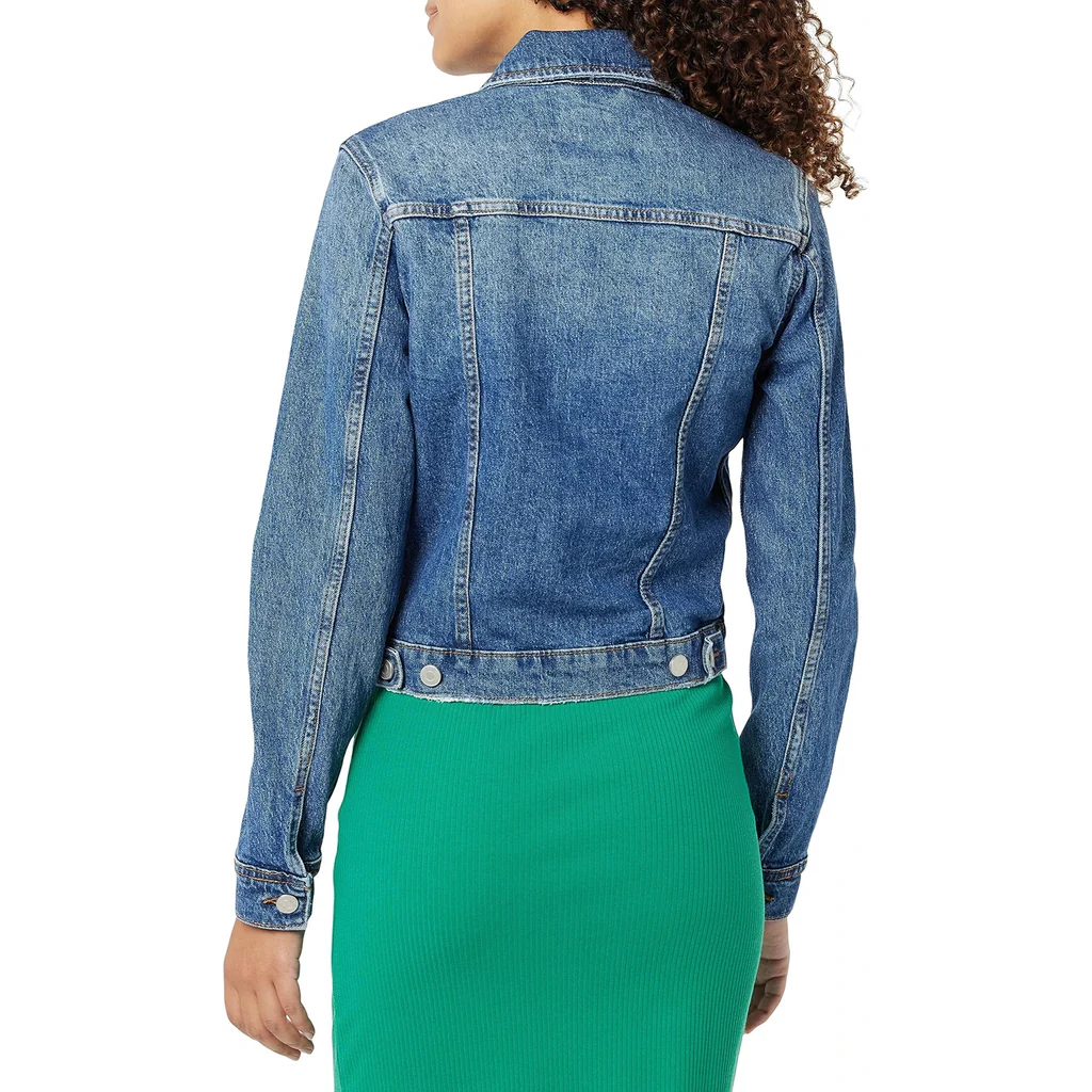 Blue Denim Crop Jacket – Stylish and Versatile Outerwear